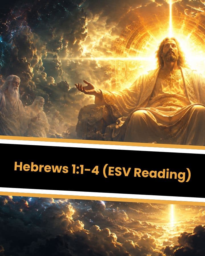 Hebrews 1:1-4 (ESV Reading)