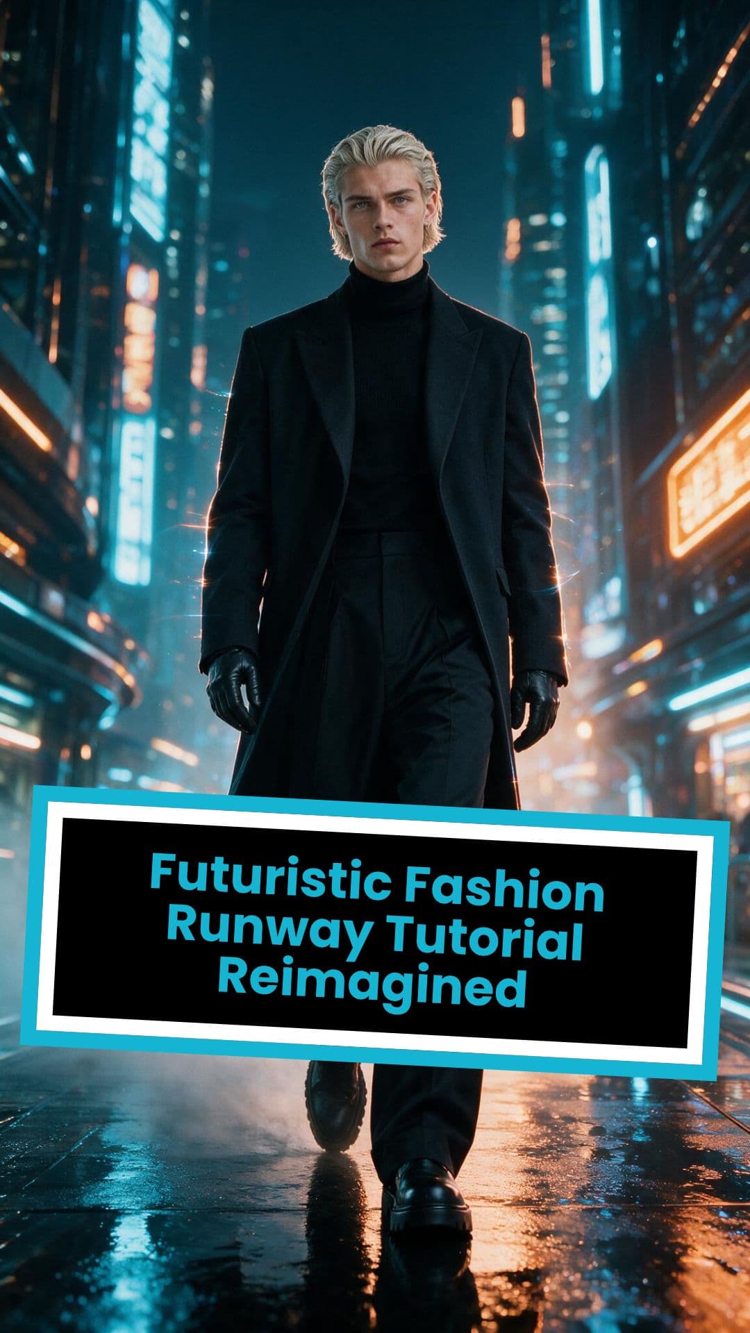 Futuristic Fashion Runway Tutorial Reimagined