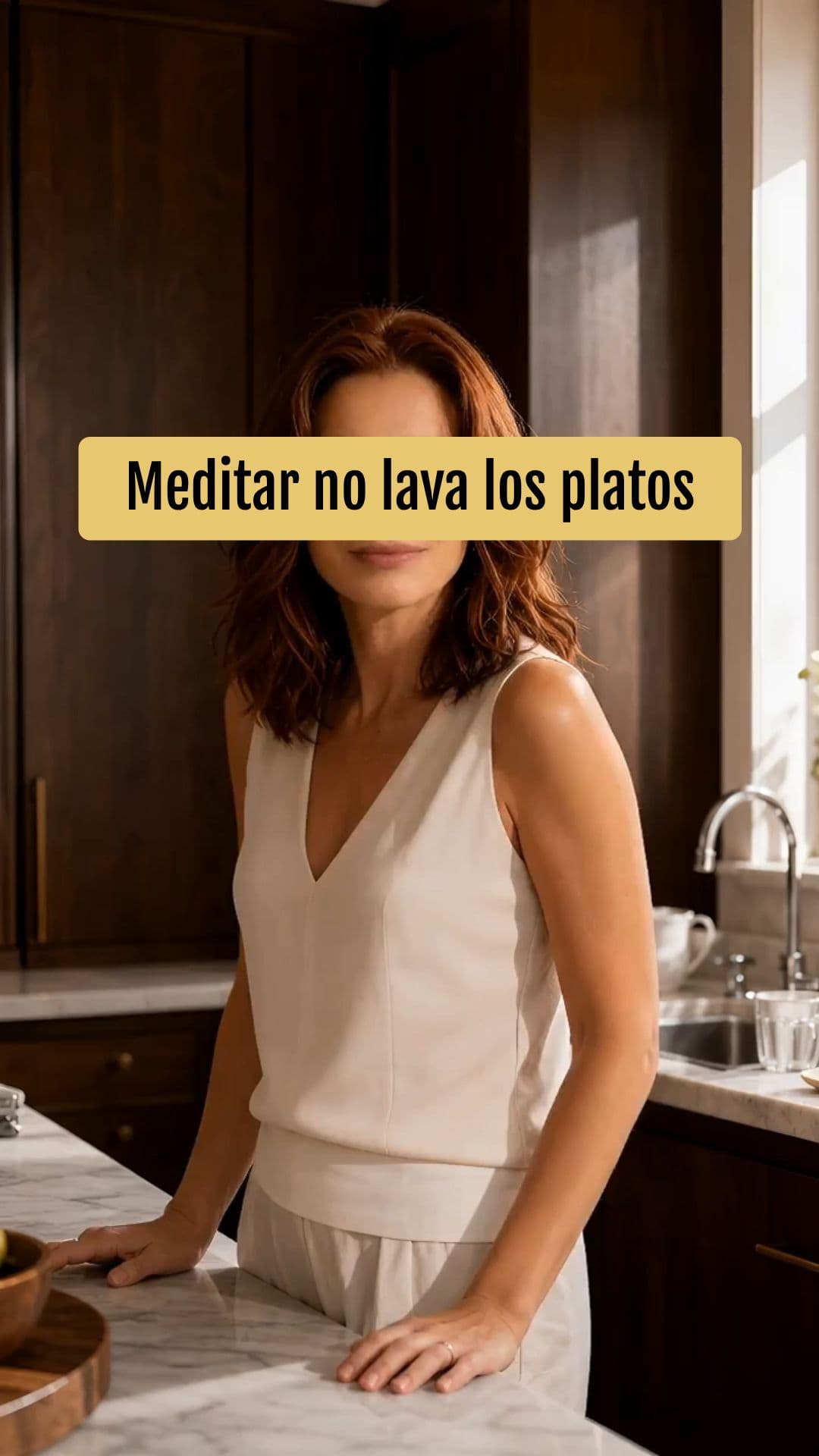 Meditar no lava los platos