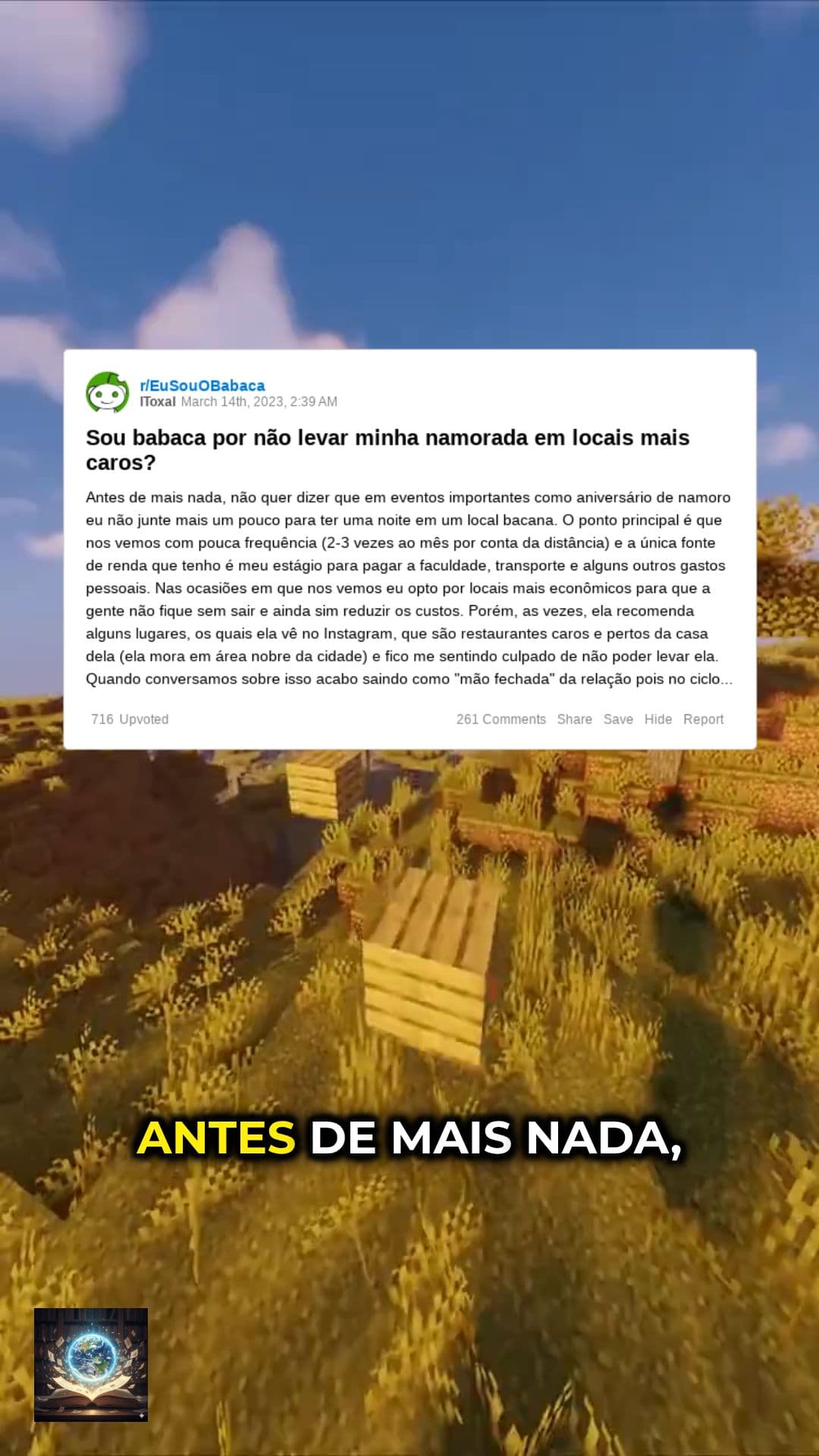 Dilema de gastos em relacionamentos à distância