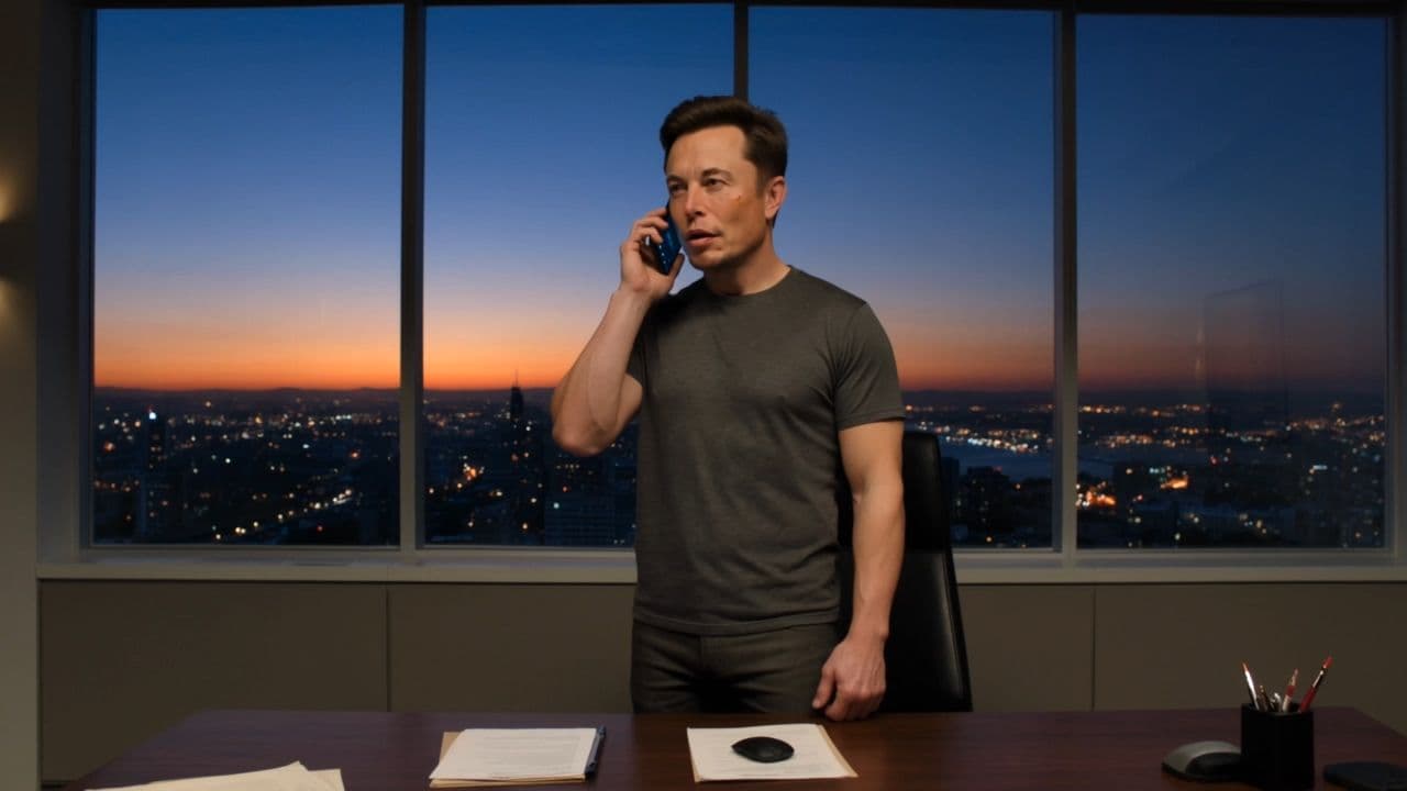 Elon Musk Office Call