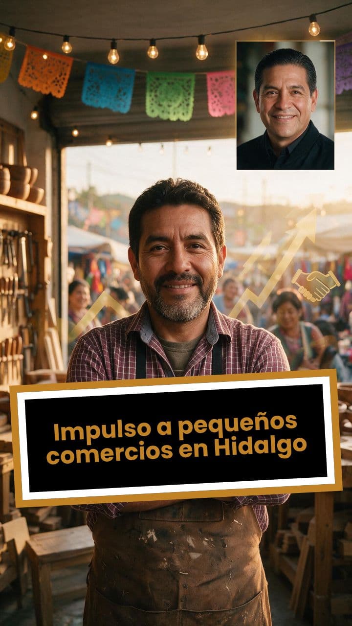 Impulso a pequeños comercios en Hidalgo