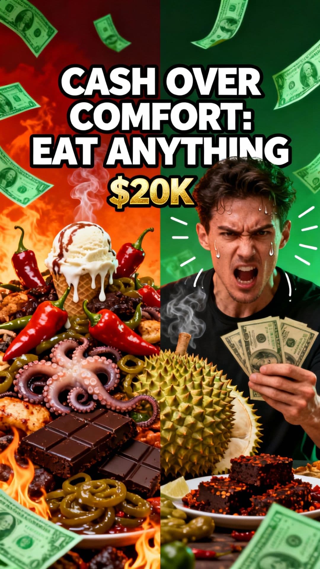 Cash Over Comfort: Eat Anything