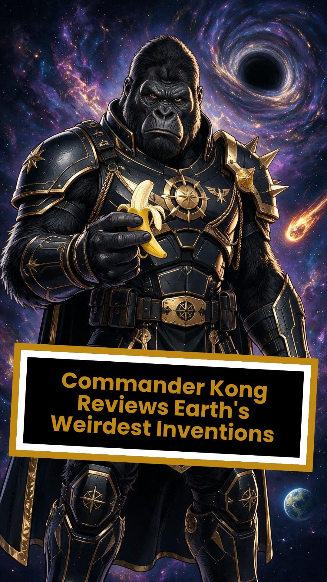 Commander Kong Reviews Earth's Weirdest Inventions