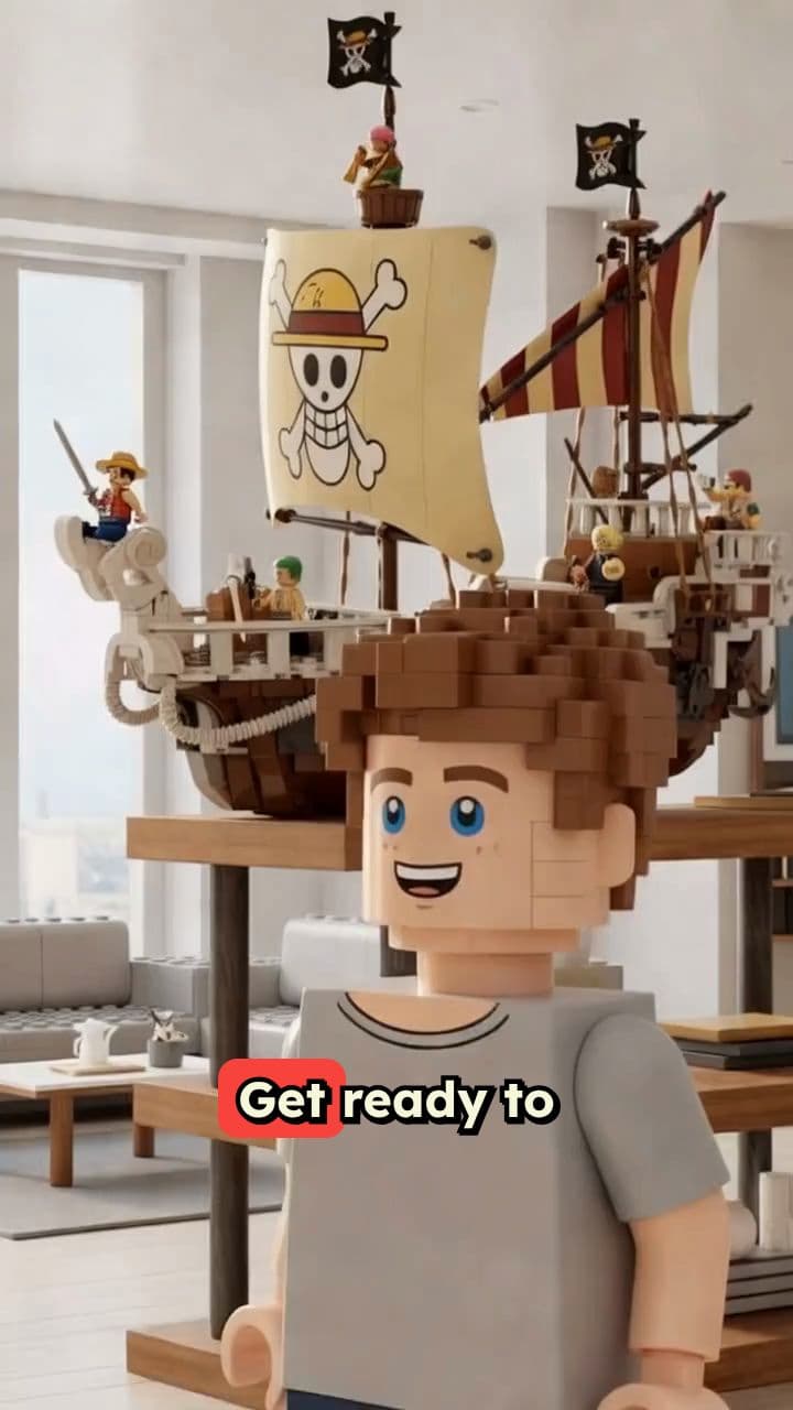 Discover the legendary LEGO VOGUE MERRY Ship!