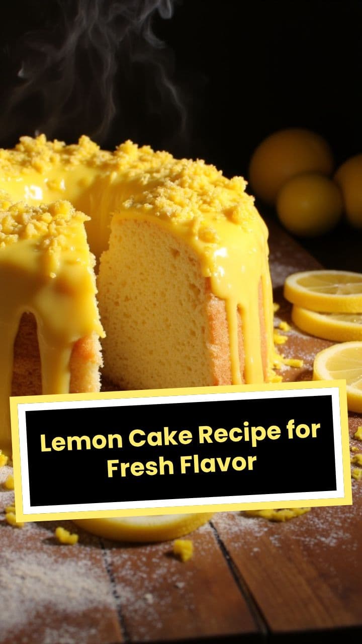 Lemon Cake Recipe for Fresh Flavor