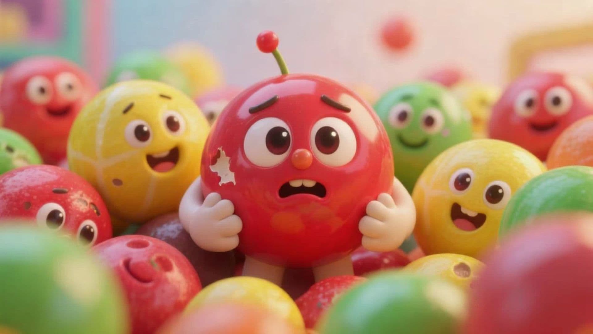 Trop de bonbons, pas assez de fruits