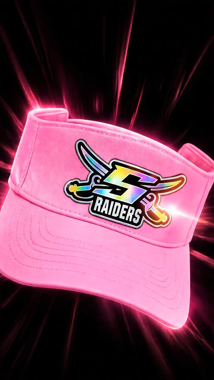 Pink Raiders Visor - High Energy Commercial