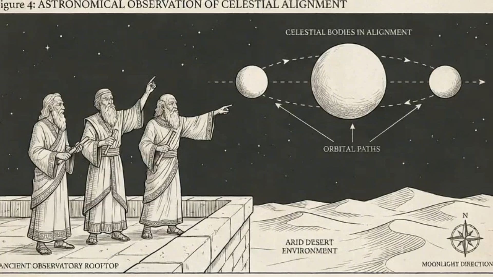 Rare Triple Conjunction Observed by Wisemen