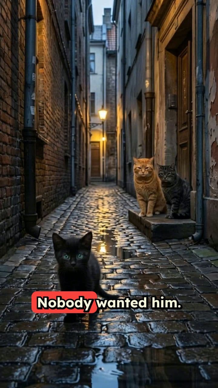 The Luckiest Black Cat