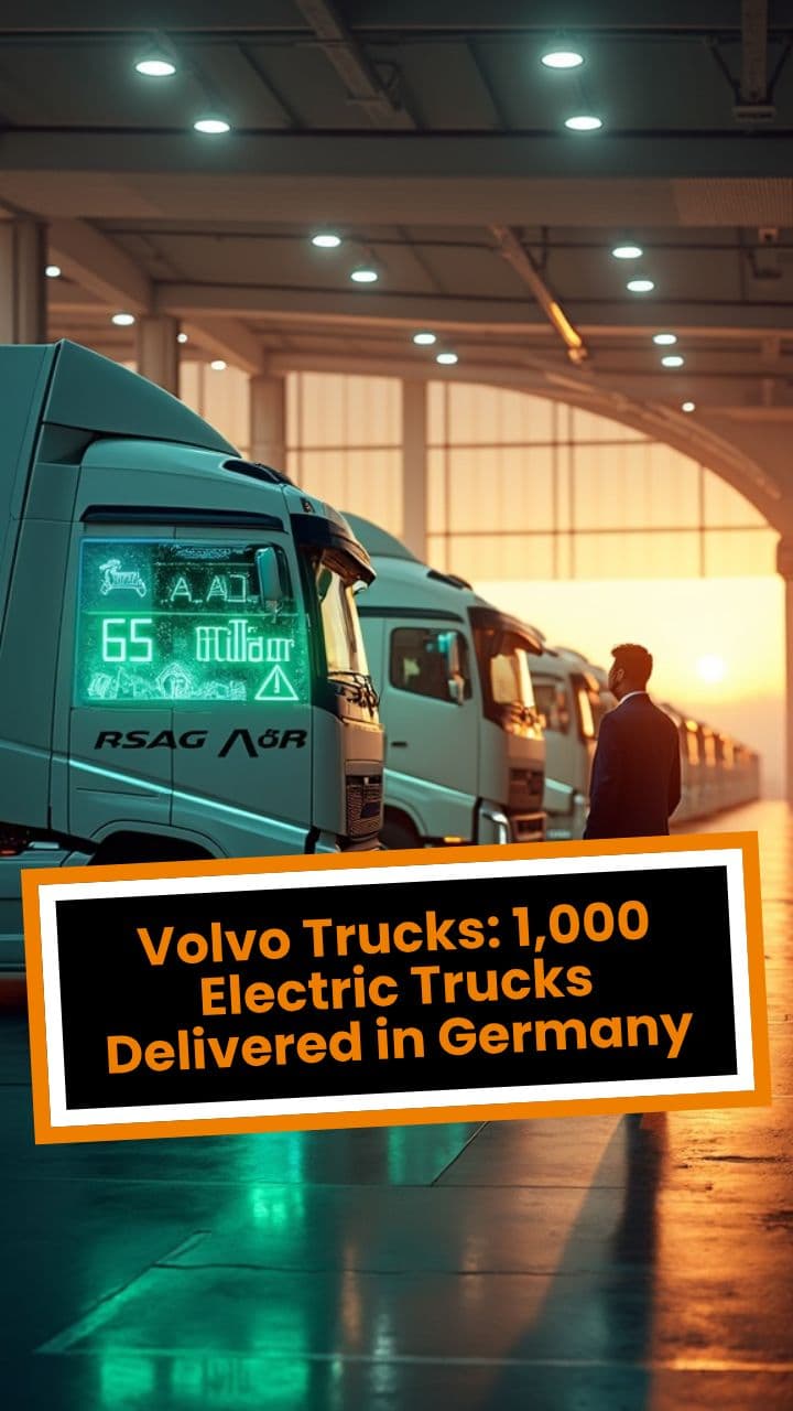Volvo Trucks: 1,000 Electric Trucks Delivered in Germany