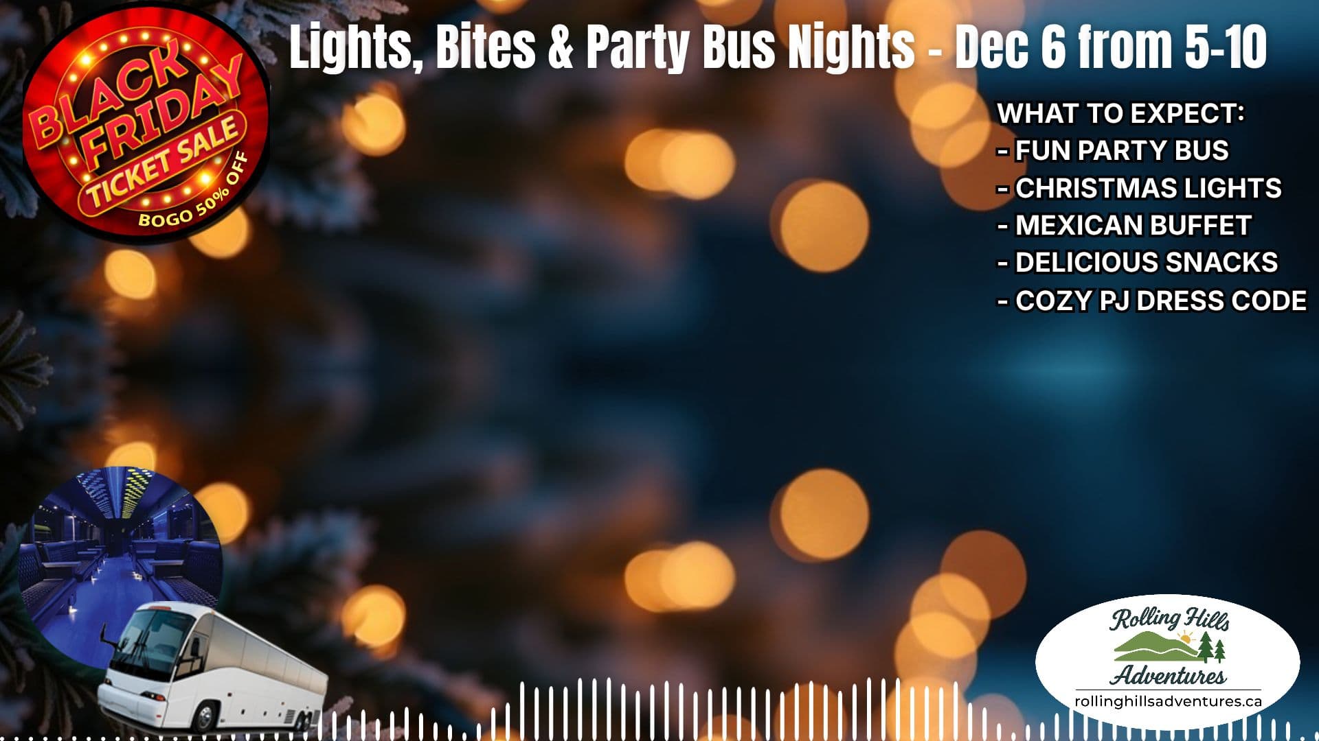 Black Friday Party Bus Deal