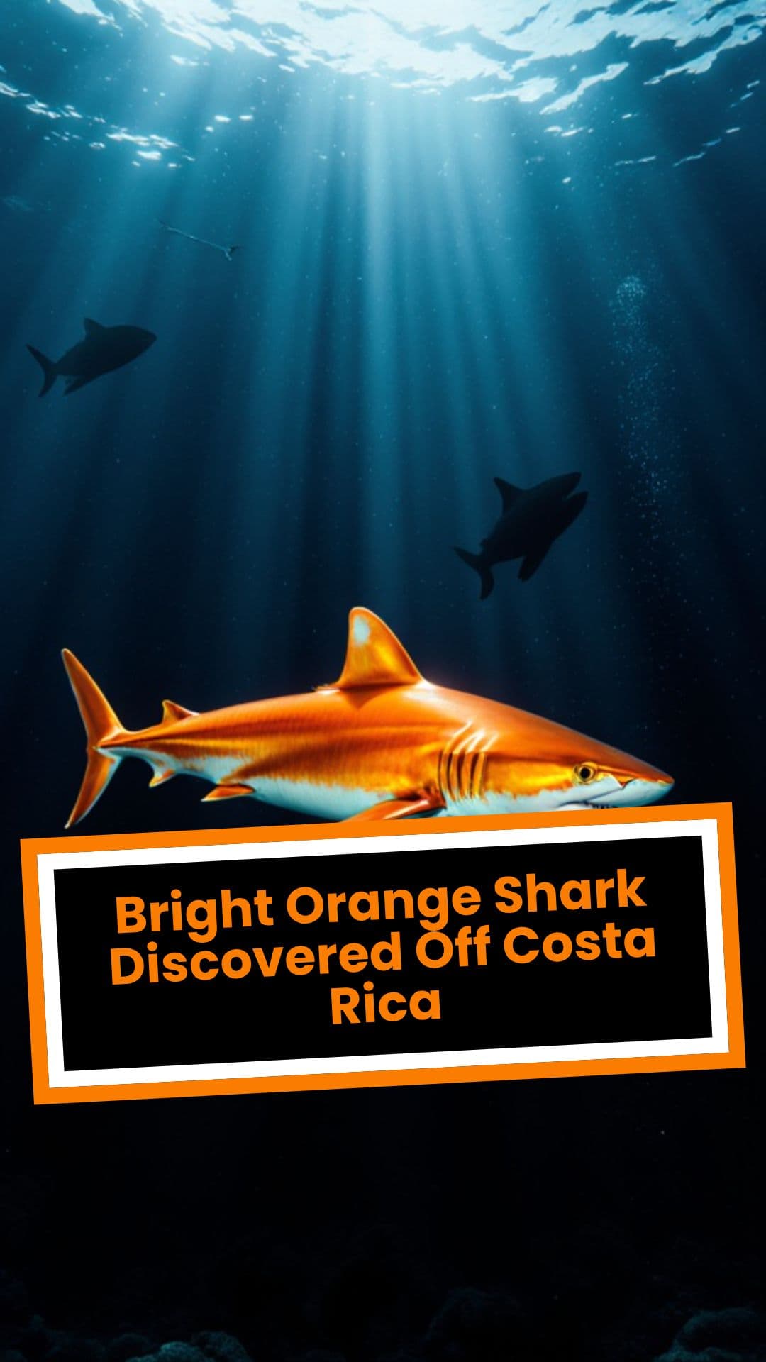 Bright Orange Shark Discovered Off Costa Rica
