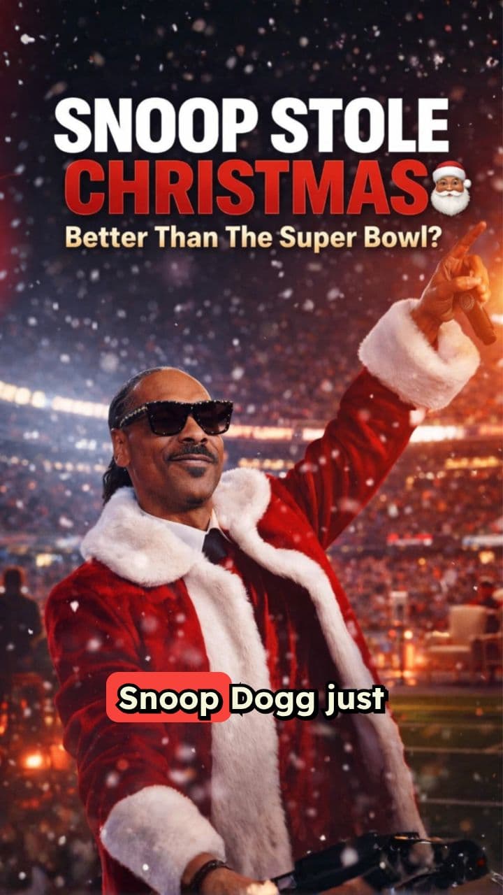 Snoop Dogg’s Netflix Christmas Halftime Stuns