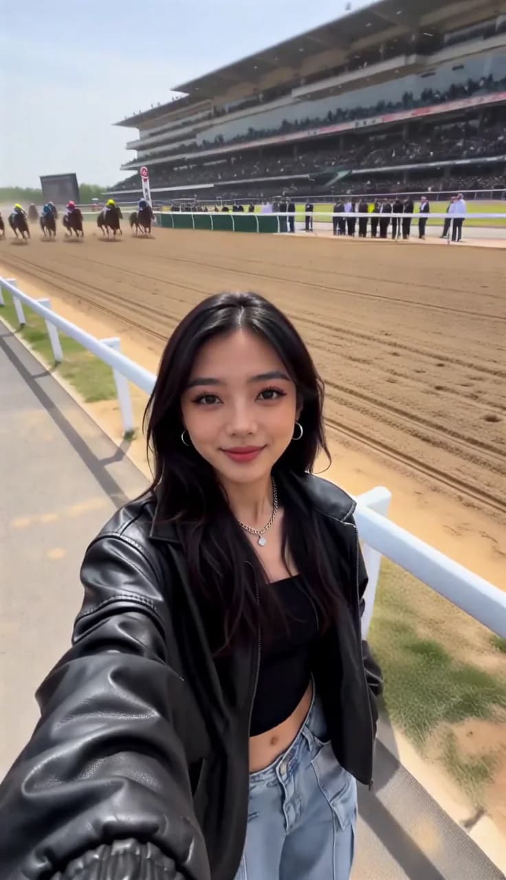 Horse Race Selfie