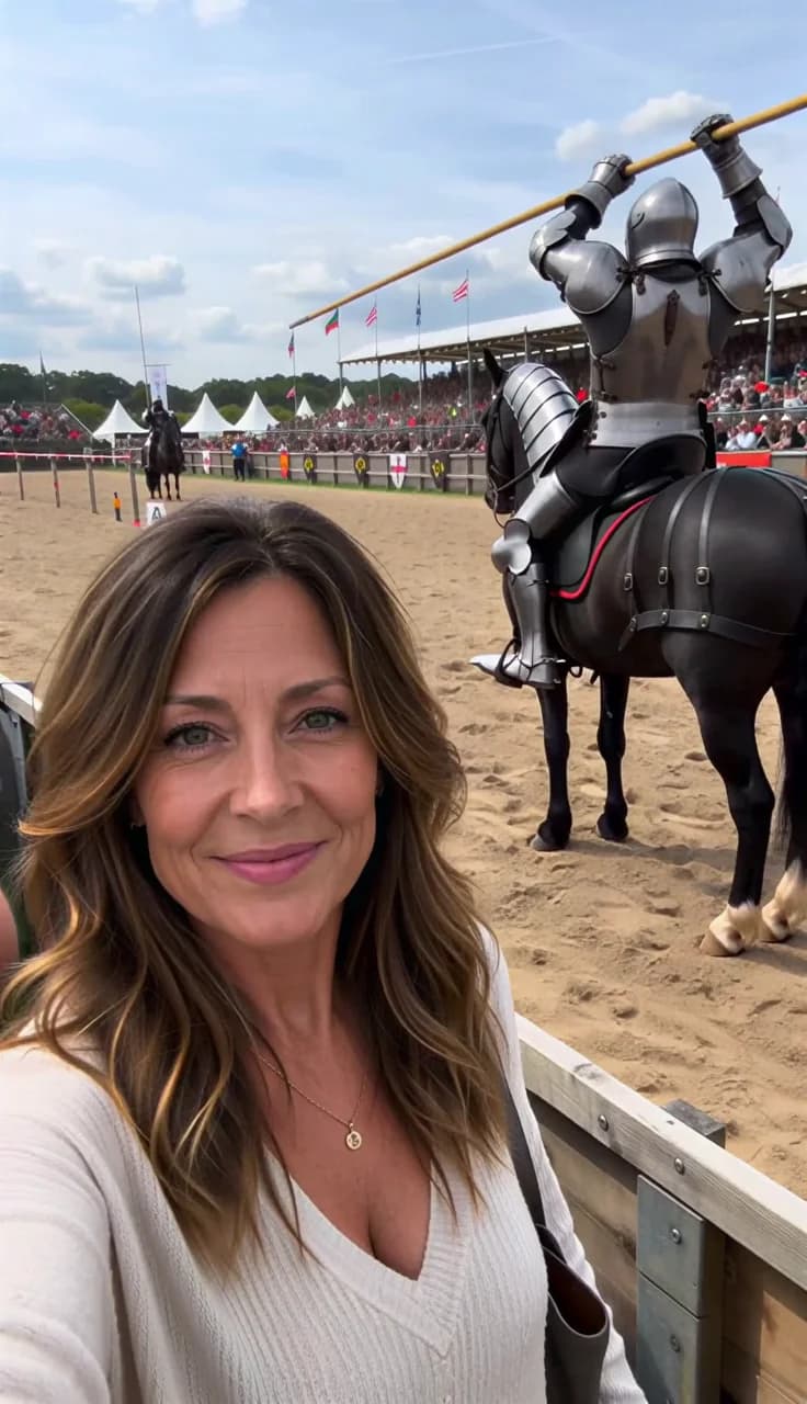 Medieval Tournament Selfie