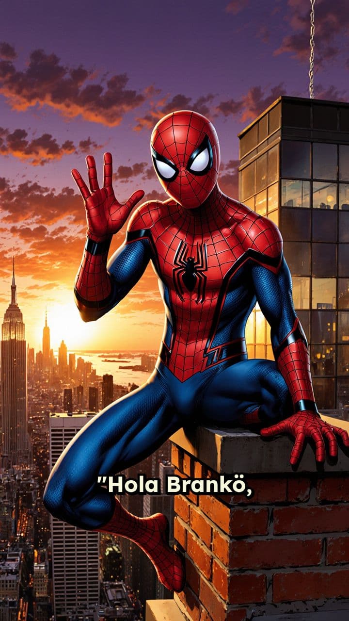 Spiderman’s Christmas Message to Brankö