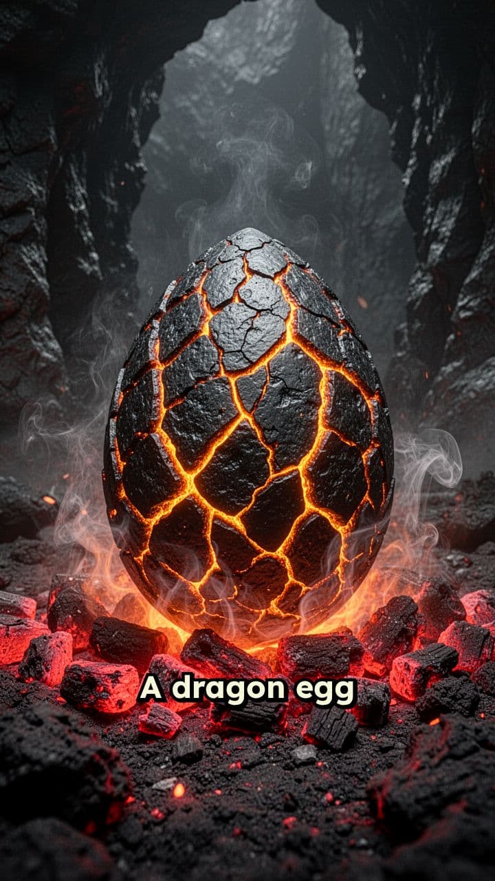 Dragon Egg in Flames