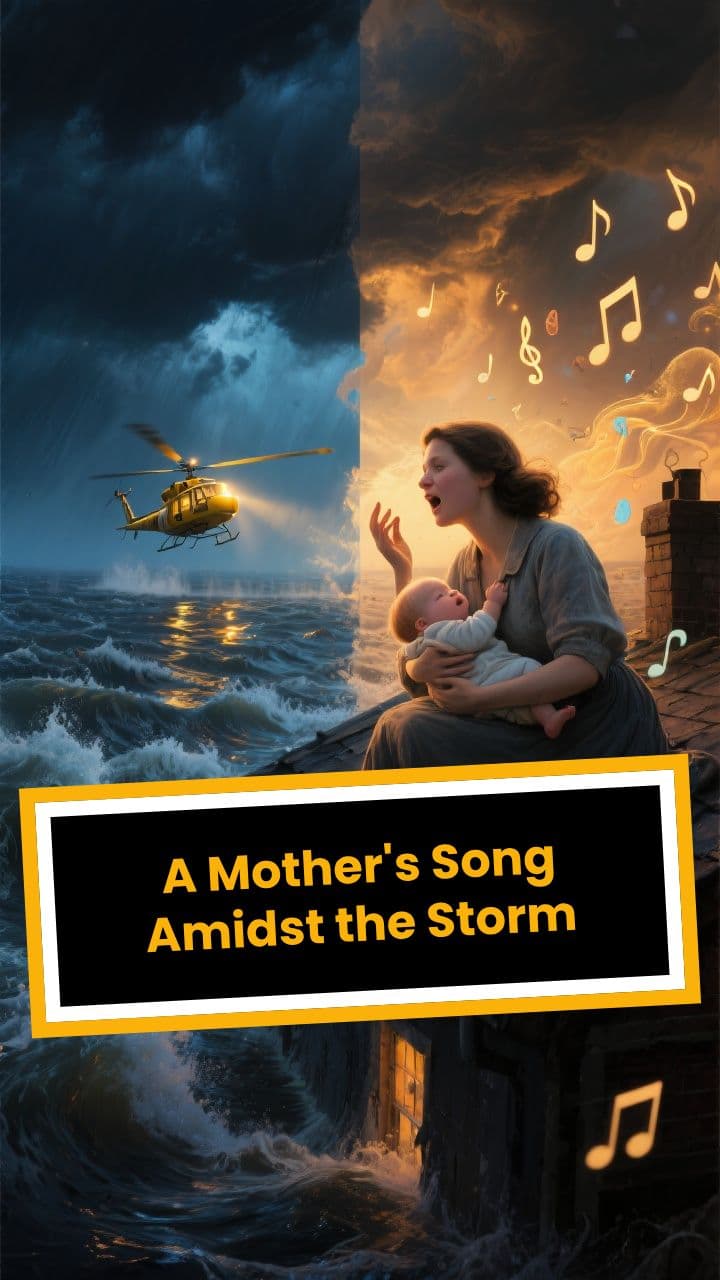 A Mother's Song Amidst the Storm