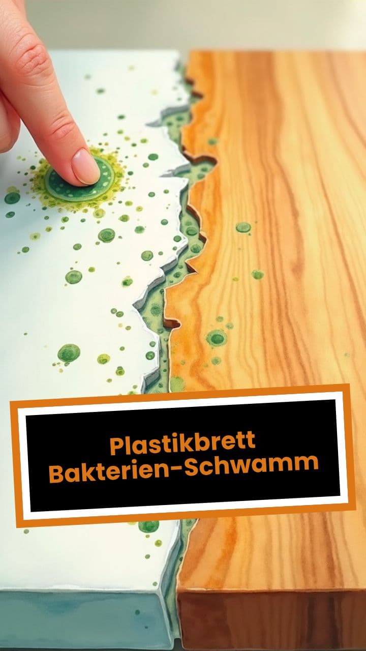 Plastikbrett Bakterien-Schwamm