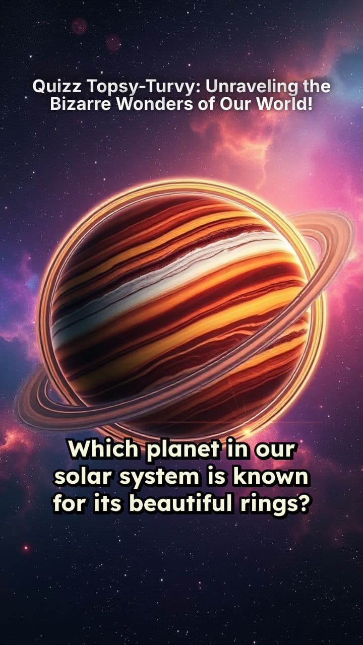 Quizz Topsy-Turvy: Unraveling the Bizarre Wonders of Our World!