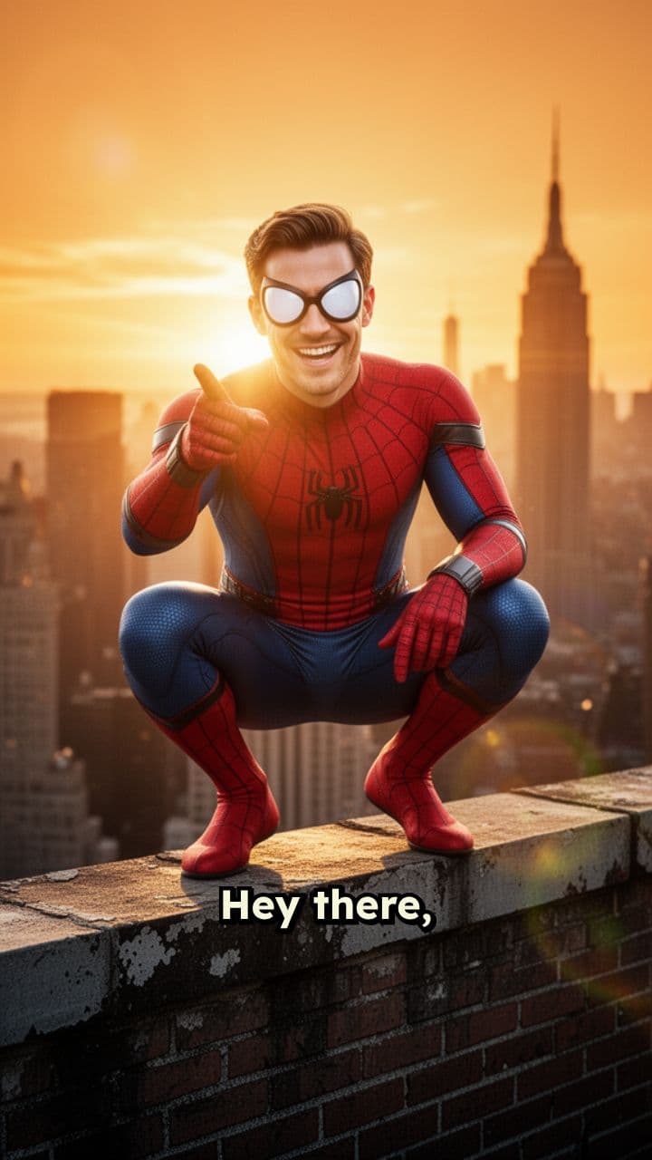 Spider-Man's Heroic Potty Message for Hunter