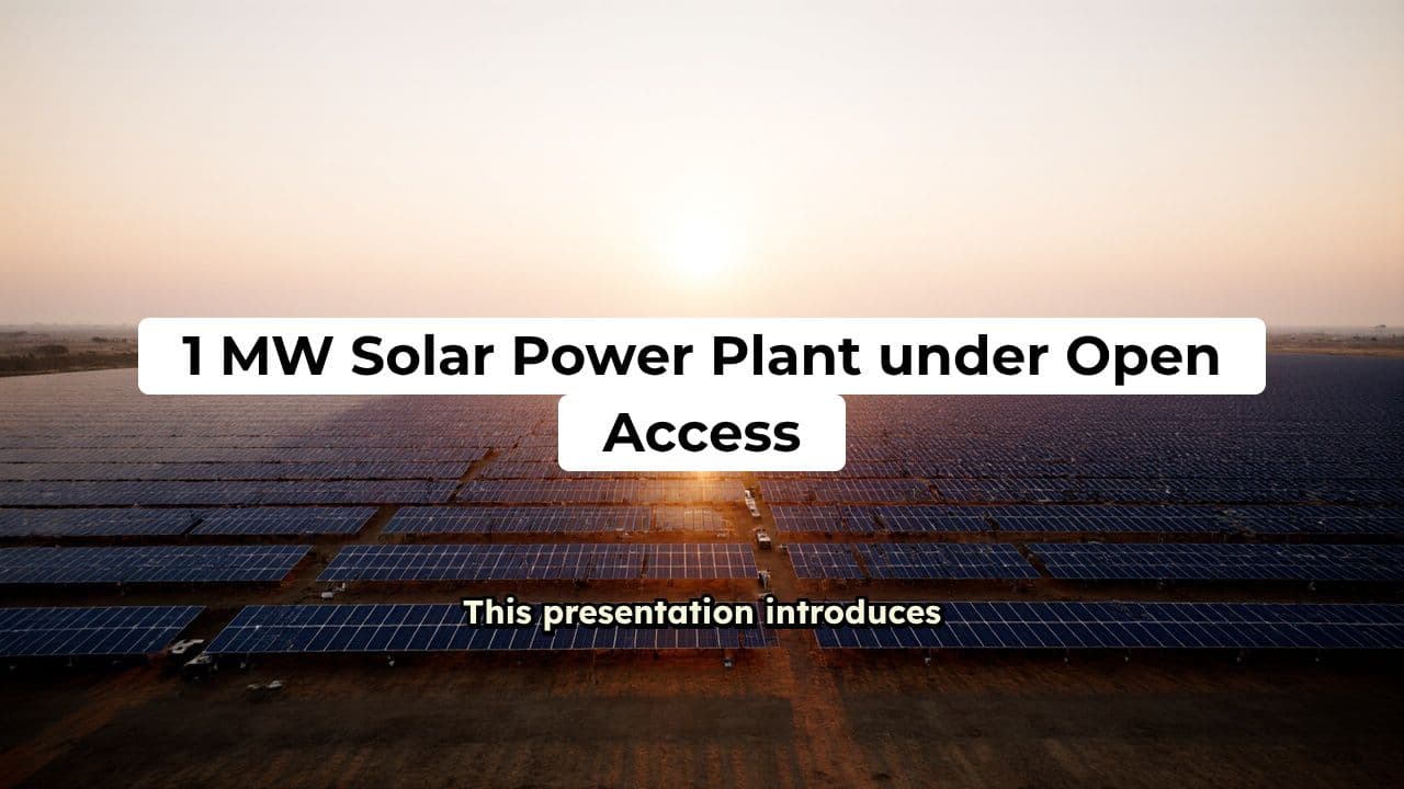 Solar Power Plant Opening