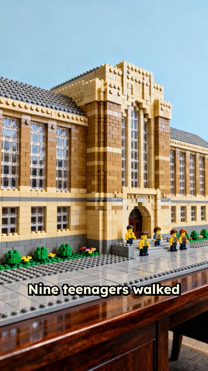 The Little Rock Nine in LEGO