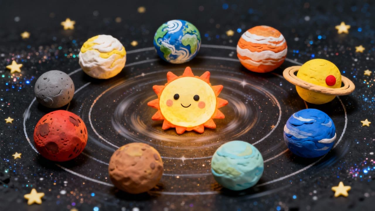 Planets Dancing Round the Sun