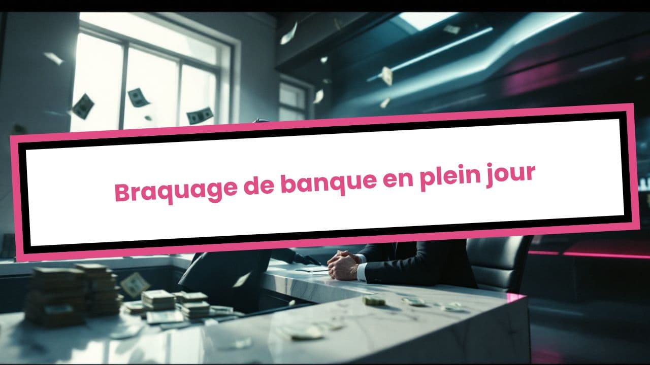 Braquage de banque en plein jour