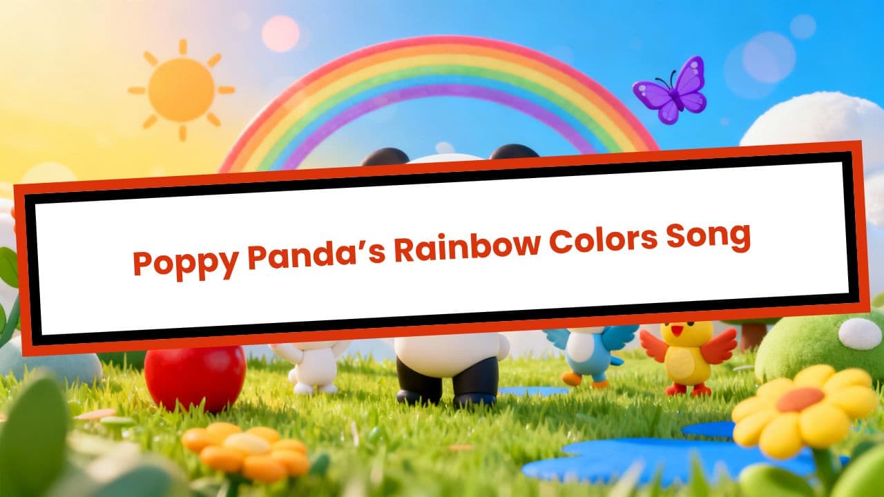 Poppy Panda’s Rainbow Colors Song