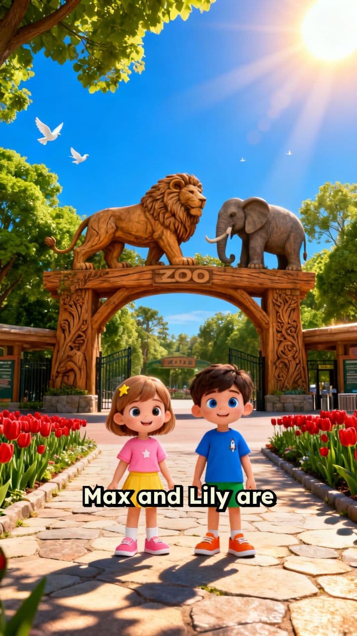 Max and Lily’s Zoo Trip