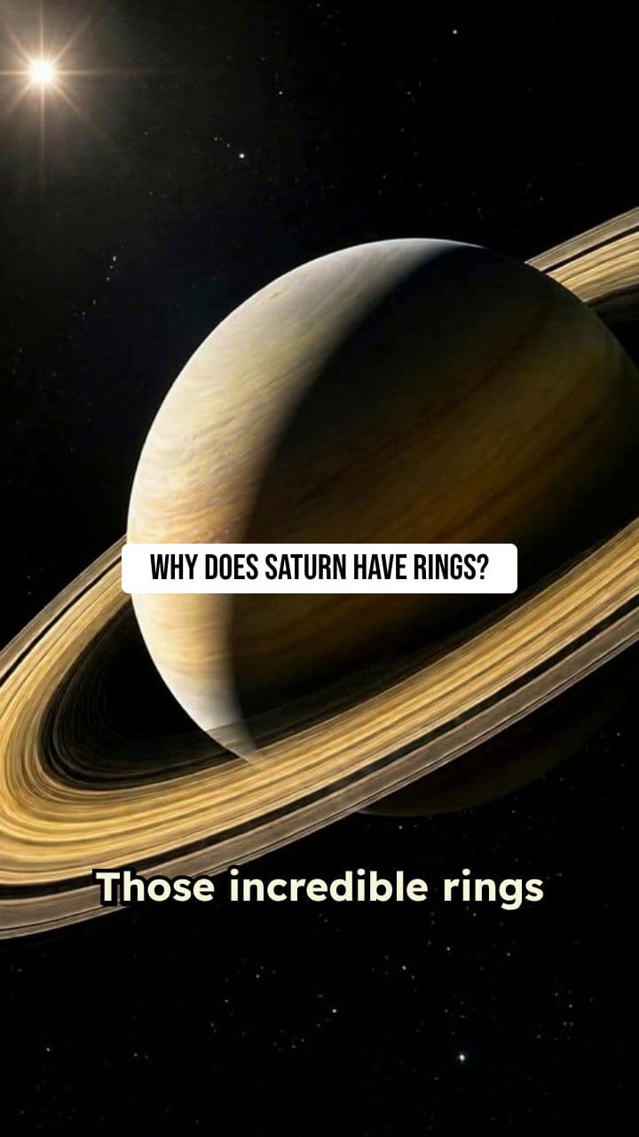 Why Saturn Has Rings