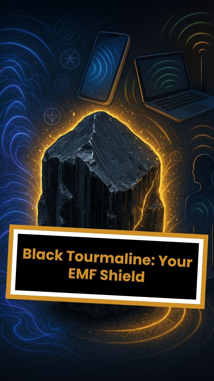 Black Tourmaline: Your EMF Shield