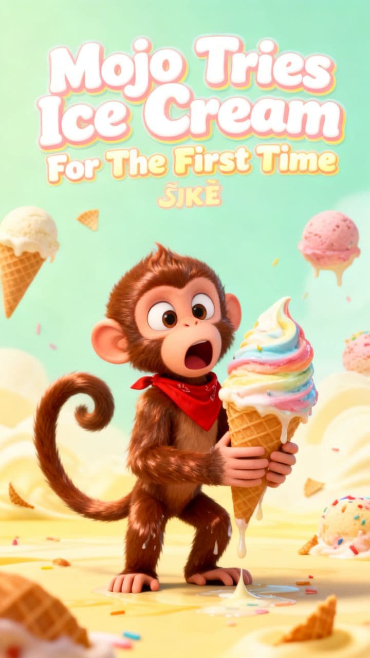 Mojo Tries Ice Cream For The First Time 🍦🐒