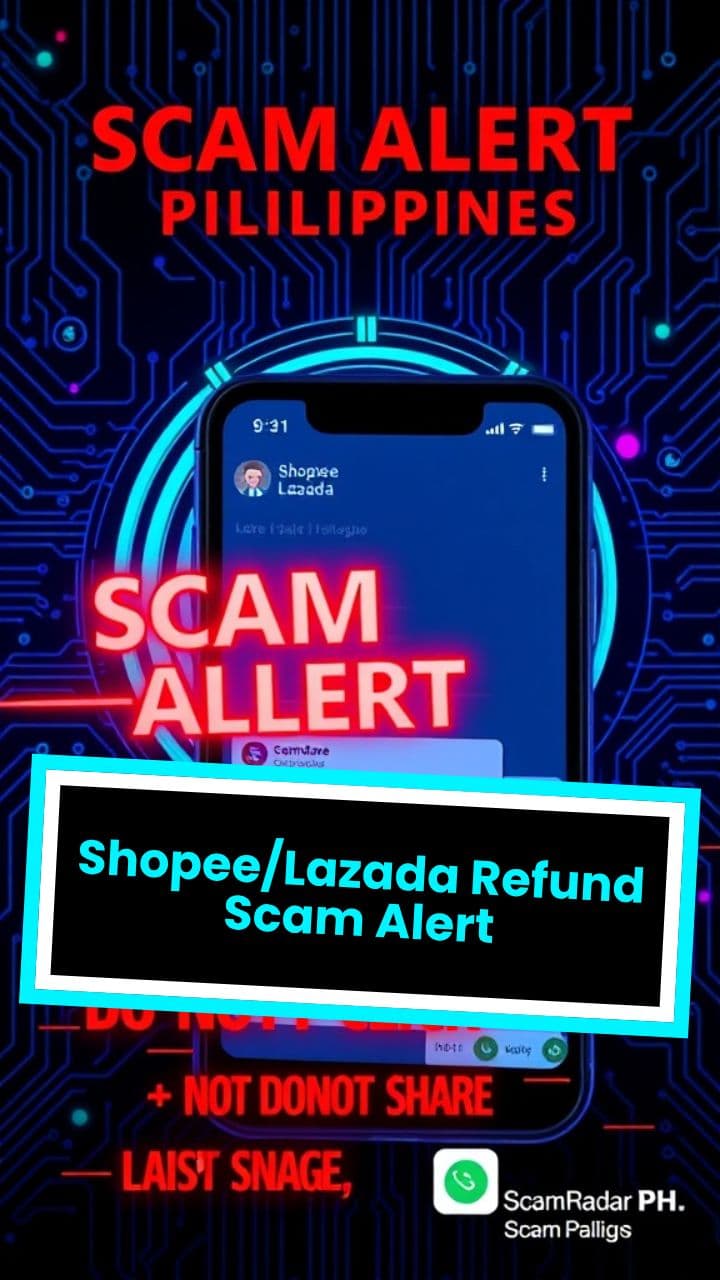 Shopee/Lazada Refund Scam Alert
