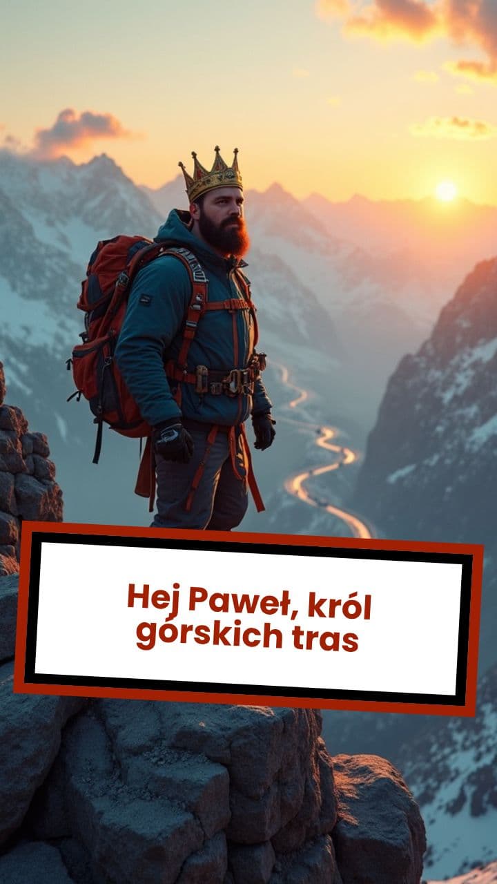Hej Paweł, król górskich tras