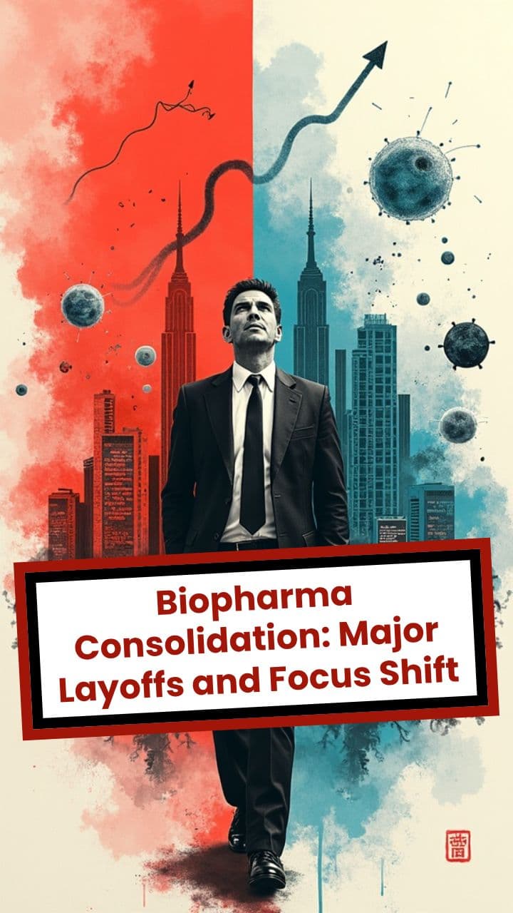 Biopharma Consolidation: Major Layoffs and Focus Shift
