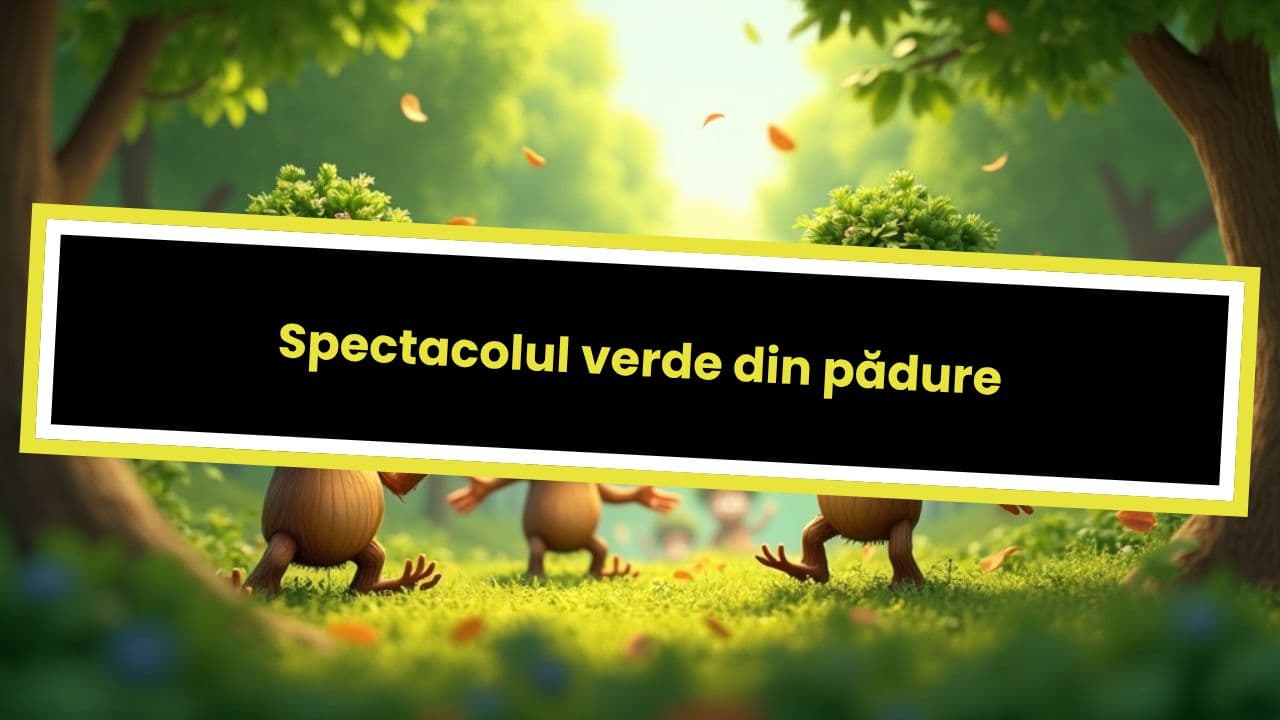 Spectacolul verde din pădure