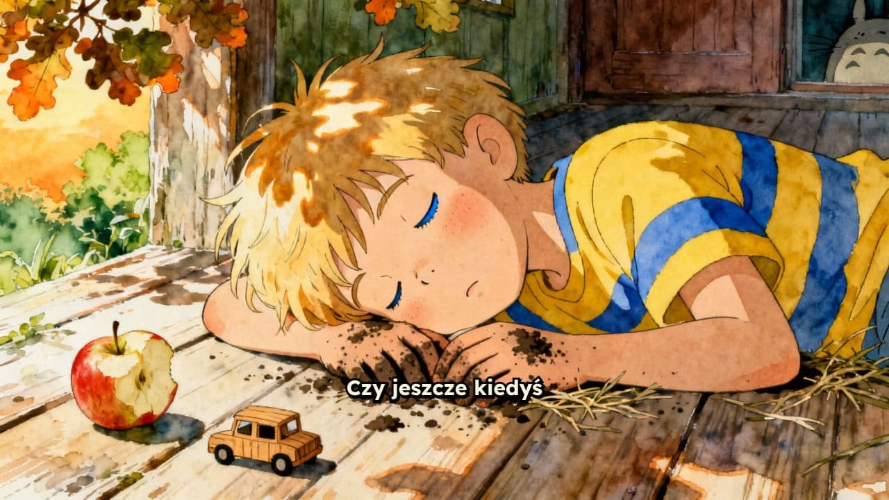 Mały ja ciągle biega po podwórku