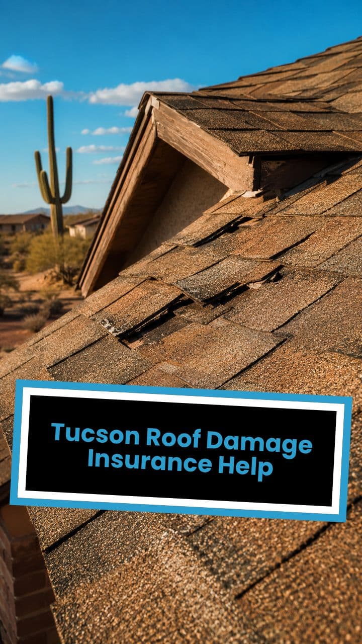 Tucson Roof Damage Insurance Help