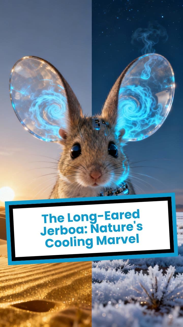 The Long-Eared Jerboa: Nature's Cooling Marvel