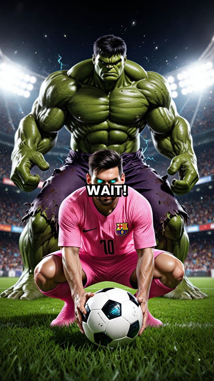 Messi vs Hulk Nutmeg