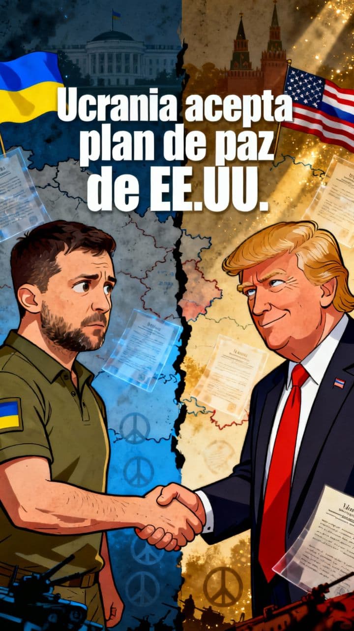 Ucrania acepta plan de paz de EE.UU.