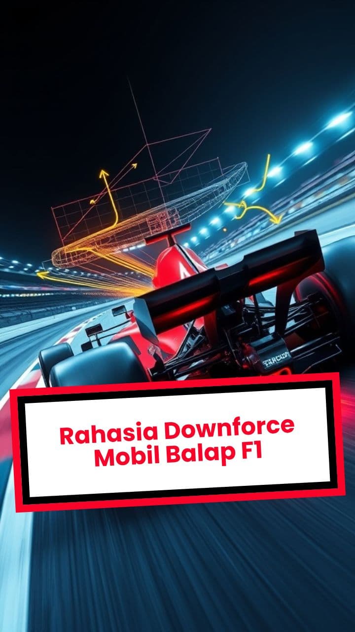 Rahasia Downforce Mobil Balap F1