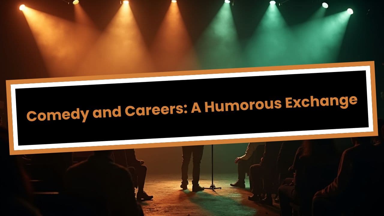 Comedy and Careers: A Humorous Exchange