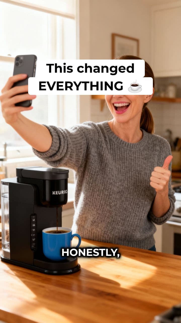 Barista Quality at Home - Keurig UGC Ad