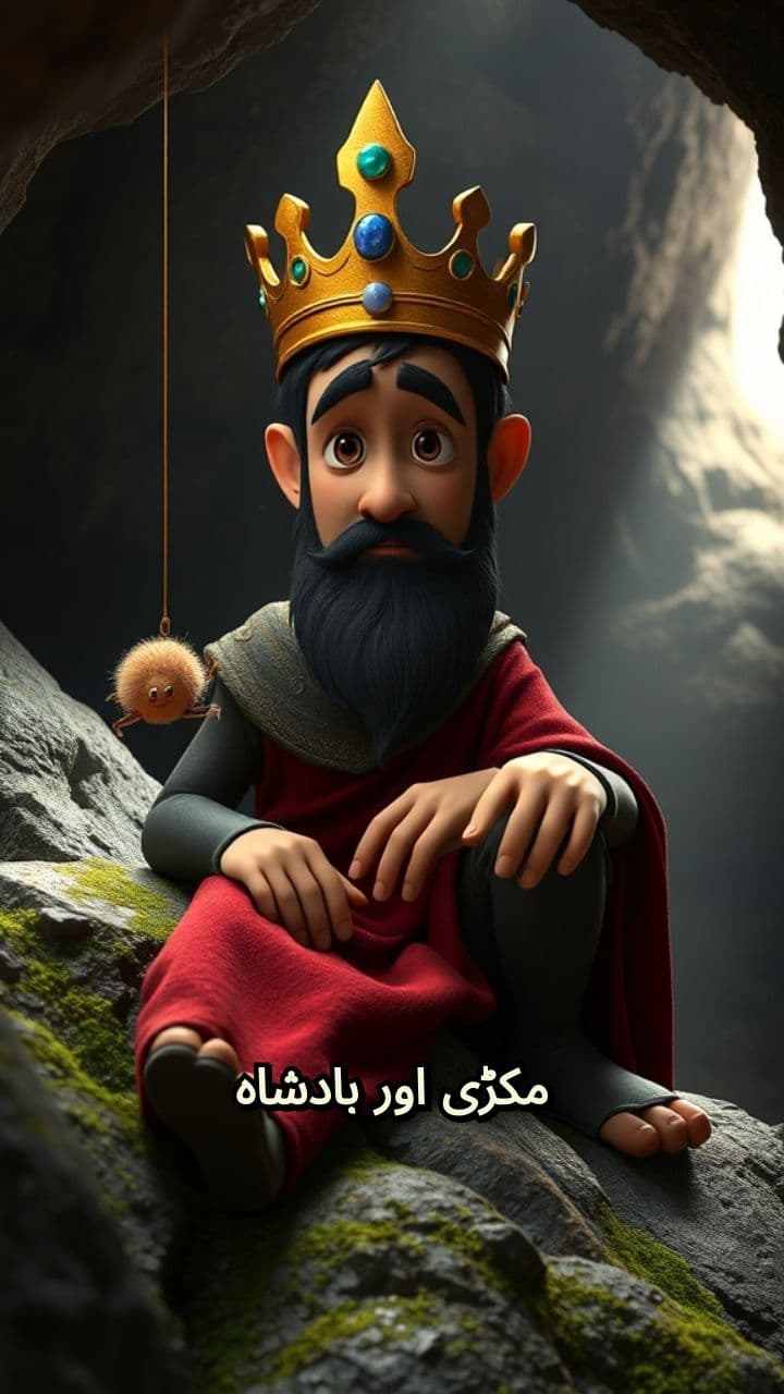 بادشاہ اور مکڑی