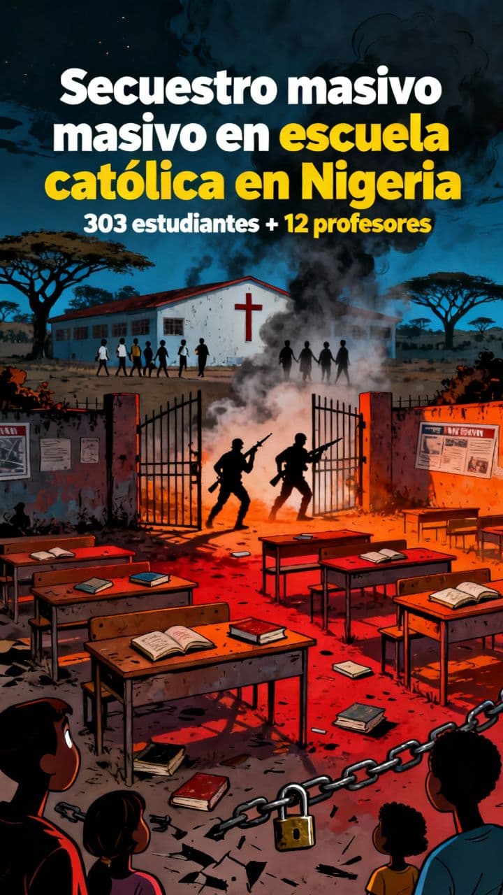 Secuestro masivo en escuela católica en Nigeria