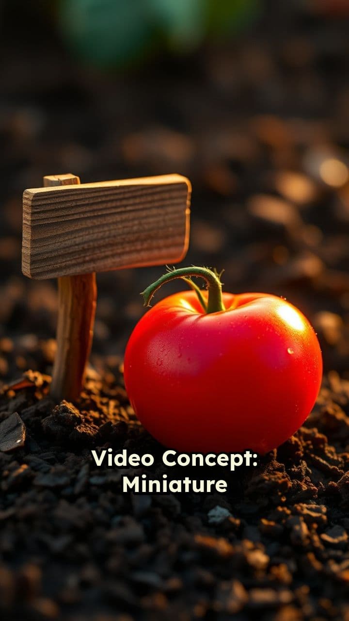 Miniature Tomato Harvest Adventure